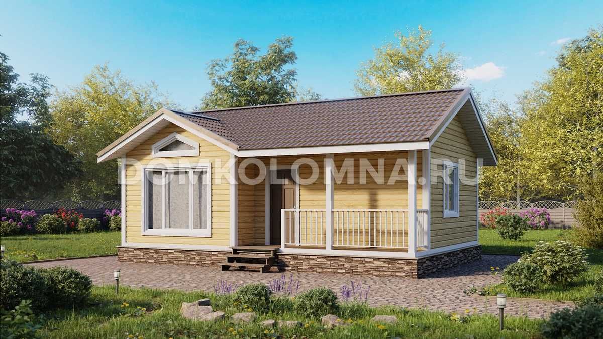 изображение проекта деревянного дома Витязь