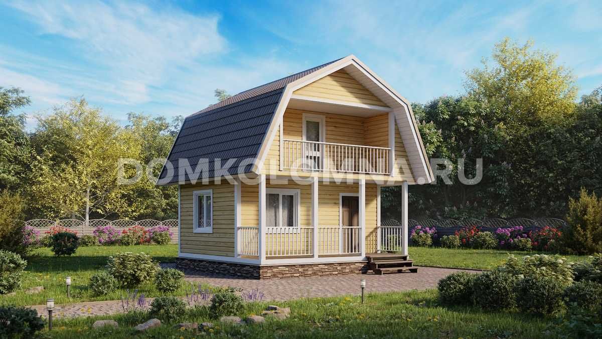 фото проекта деревянного дома Богатырь ЛК