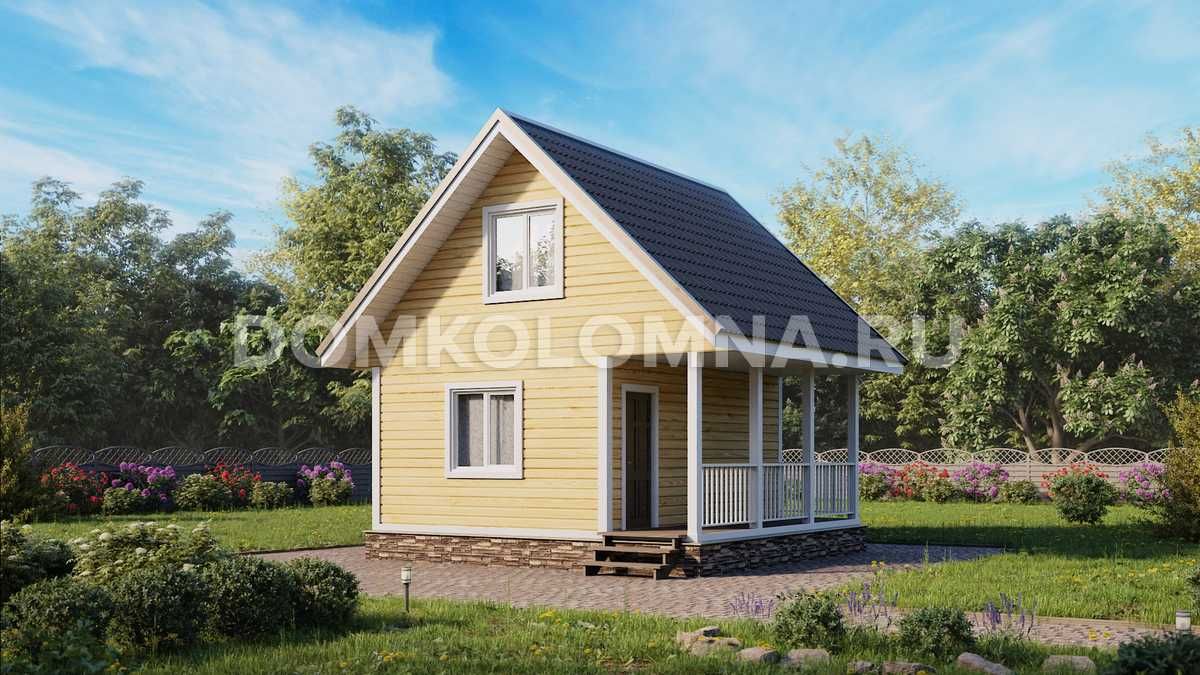 изображение проекта деревянного дома Удачный
