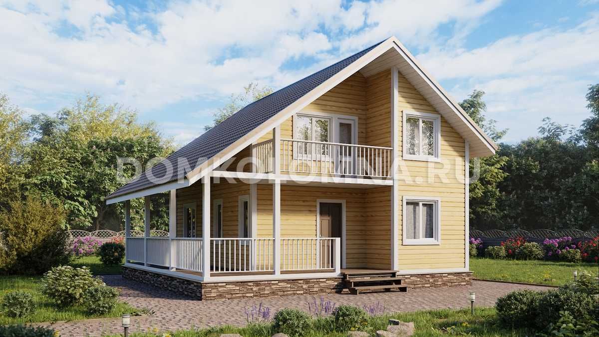 изображение проекта деревянного дома Князь