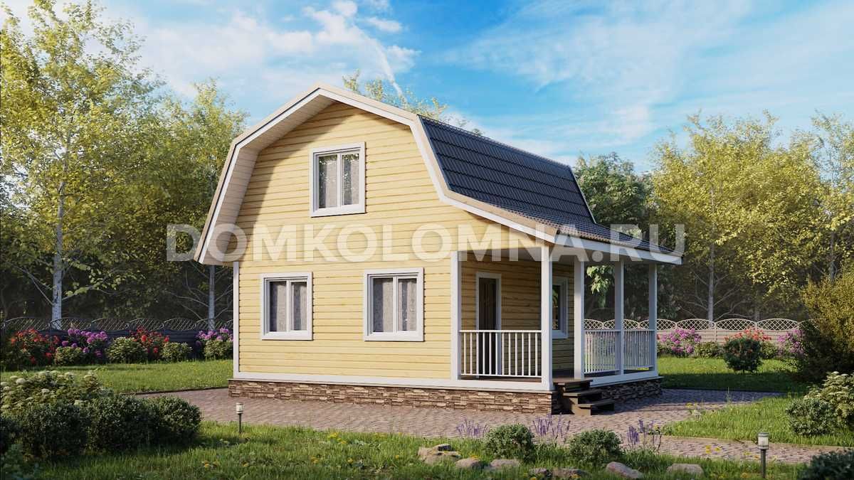 изображение проекта деревянного дома Олимп