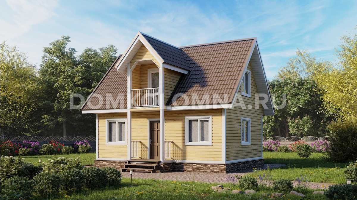 изображение проекта деревянного дома Премьер