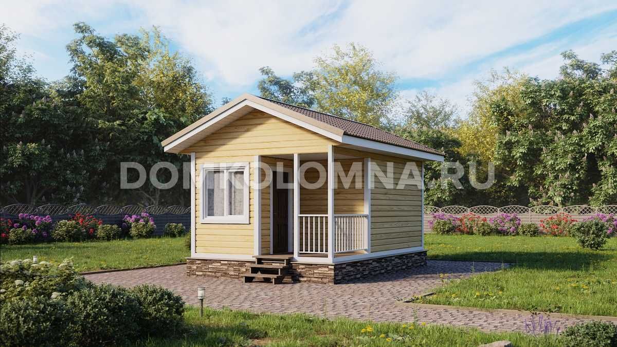 изображение проекта деревянного дома Садовый домик